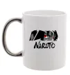 Чашка с цветной ручкой Naruito Uchiha Sasuke Серебро фото