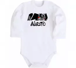 Детский боди Naruito Uchiha Sasuke Белый фото
