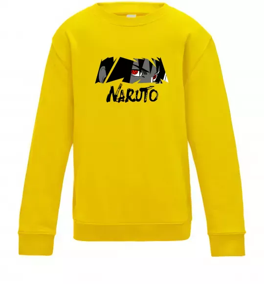 Дитячий світшот Naruito Uchiha Sasuke Сонячно жовтий фото