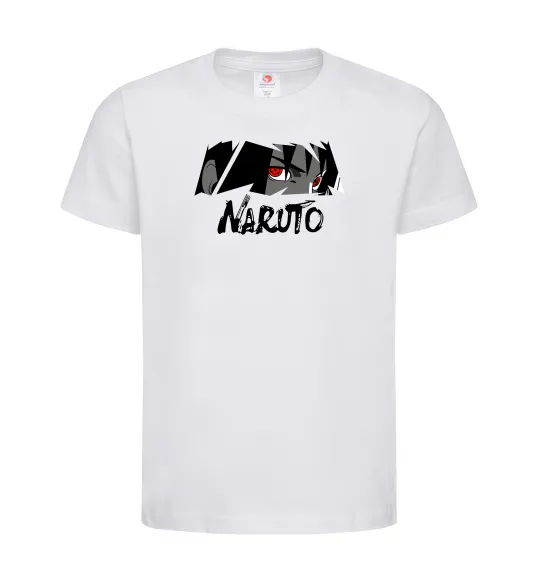 Дитяча футболка Naruito Uchiha Sasuke Білий фото