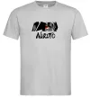 Чоловіча футболка Naruito Uchiha Sasuke Сірий фото