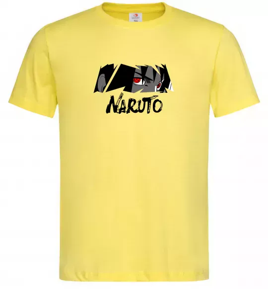 Чоловіча футболка Naruito Uchiha Sasuke Лимонний фото