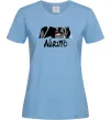 Жіноча футболка Naruito Uchiha Sasuke Блакитний фото