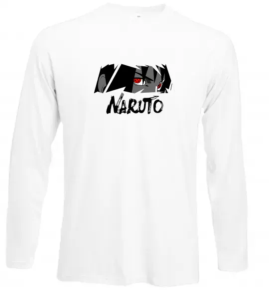 Лонгслив Naruito Uchiha Sasuke Белый фото