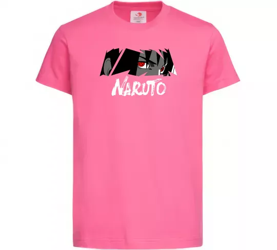 Дитяча футболка Naruito Uchiha Sasuke Яскраво-рожевий фото