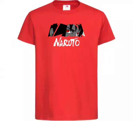Дитяча футболка Naruito Uchiha Sasuke Червоний фото