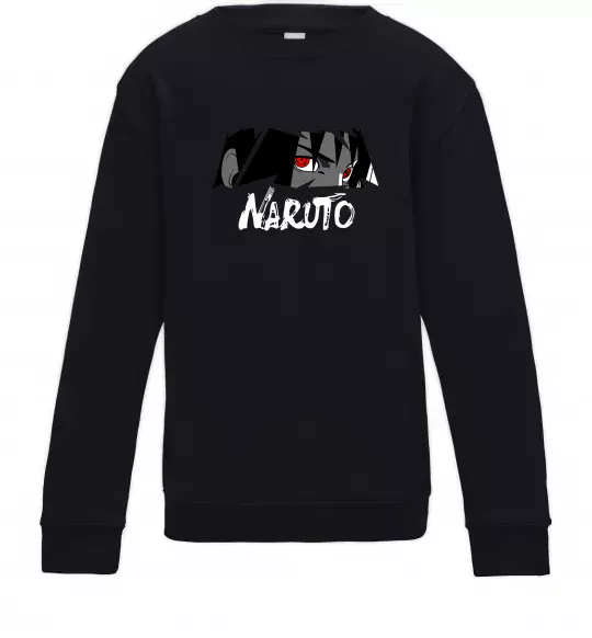 Дитячий світшот Naruito Uchiha Sasuke Чорний фото