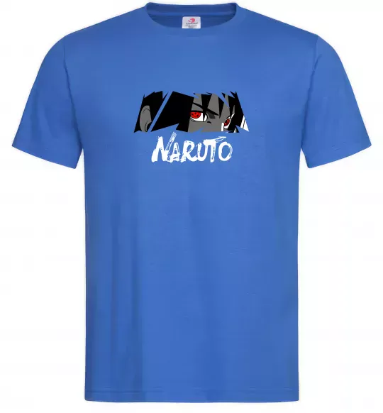 Чоловіча футболка Naruito Uchiha Sasuke Яскраво-синій фото