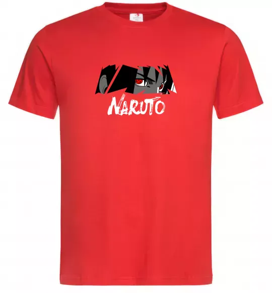 Чоловіча футболка Naruito Uchiha Sasuke Червоний фото