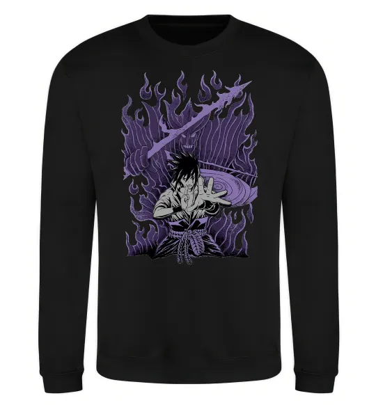 Свитшот Uchiha Sasuke Susanoo Черный фото