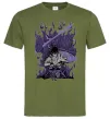 Мужская футболка Uchiha Sasuke Susanoo Оливковый фото