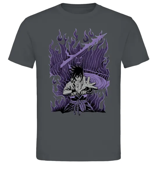 Мужская футболка Uchiha Sasuke Susanoo Графит фото