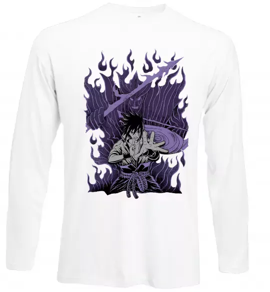 Лонгслів Uchiha Sasuke Susanoo Білий фото