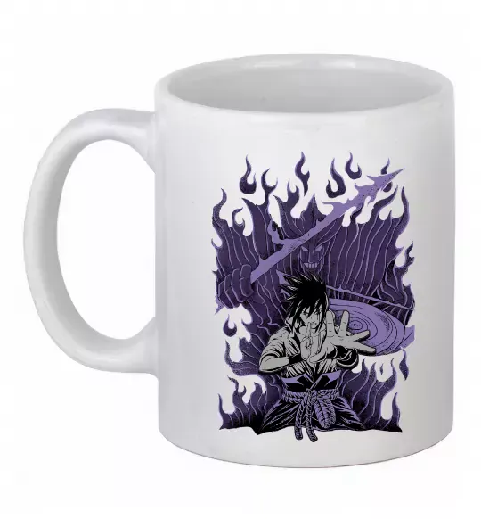 Чашка керамічна Uchiha Sasuke Susanoo Білий фото