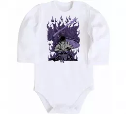 Детский боди Uchiha Sasuke Susanoo Белый фото