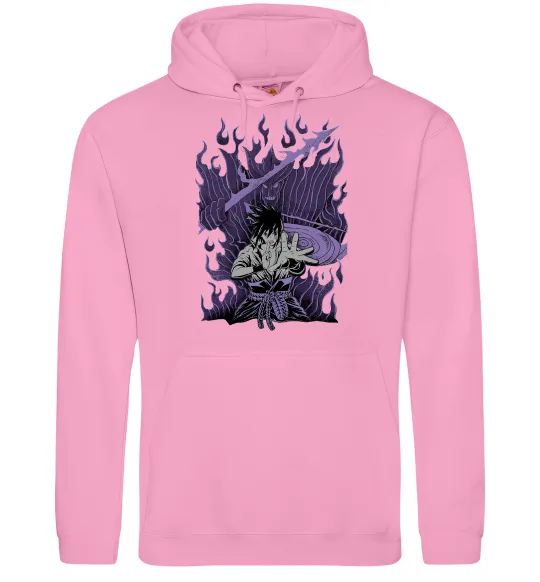 Мужская толстовка (худи) Uchiha Sasuke Susanoo Розовый фото