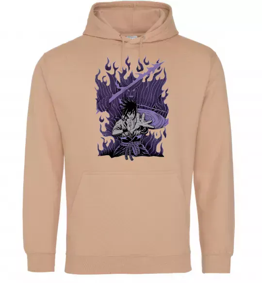 Жіноча толстовка (худі) Uchiha Sasuke Susanoo Пісочний фото