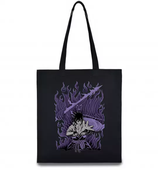 Еко-сумка Uchiha Sasuke Susanoo Чорний фото