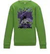 Детский Свитшот Uchiha Sasuke Susanoo Лаймовый фото