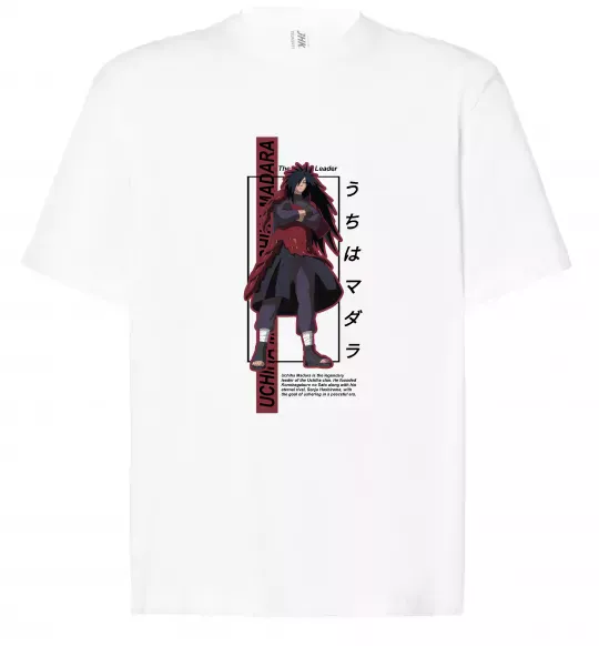 Футболка Оверсайз Uchiha Madara Білий фото