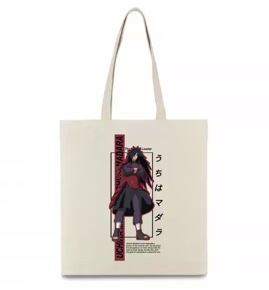 Эко-сумка Uchiha Madara Бежевый фото