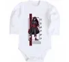 Детский боди Uchiha Madara Белый фото