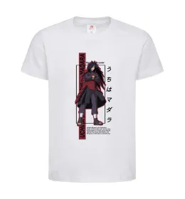 Детская футболка Uchiha Madara Белый фото