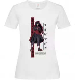 Женская футболка Uchiha Madara Белый фото
