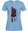 Женская футболка Uchiha Madara Голубой фото