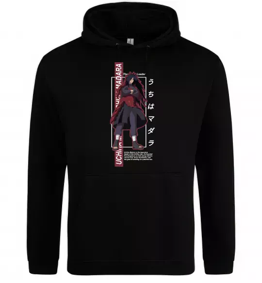 Чоловіча толстовка (худі) Uchiha Madara Чорний фото