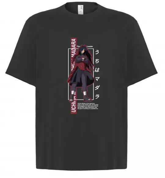 Футболка Оверсайз Uchiha Madara Чорний фото