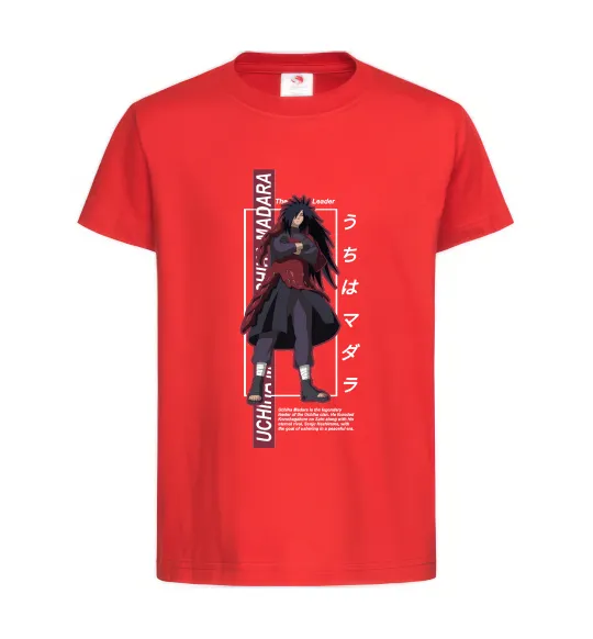 Дитяча футболка Uchiha Madara Червоний фото