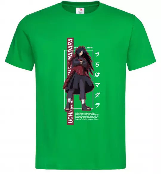 Мужская футболка Uchiha Madara Зеленый фото