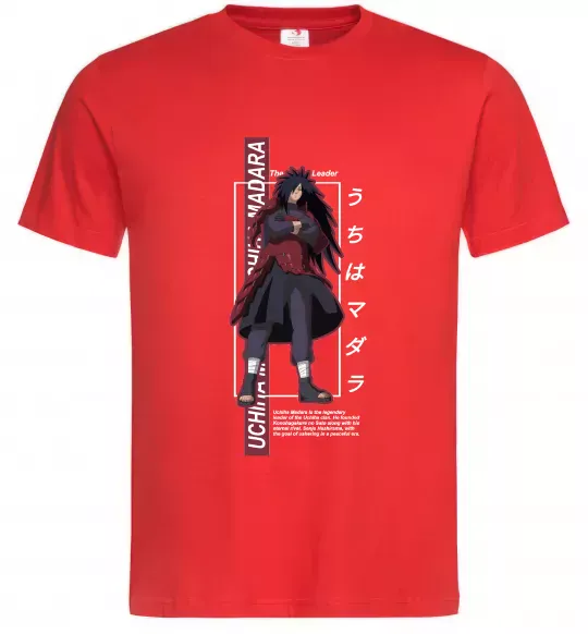 Мужская футболка Uchiha Madara Красный фото