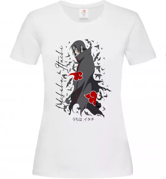 Жіноча футболка Uchiha Itachi Білий фото