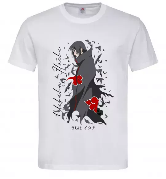 Чоловіча футболка Uchiha Itachi Білий фото