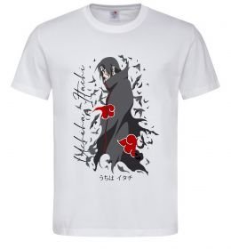 Чоловіча футболка Uchiha Itachi Білий фото