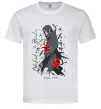 Чоловіча футболка Uchiha Itachi Білий фото
