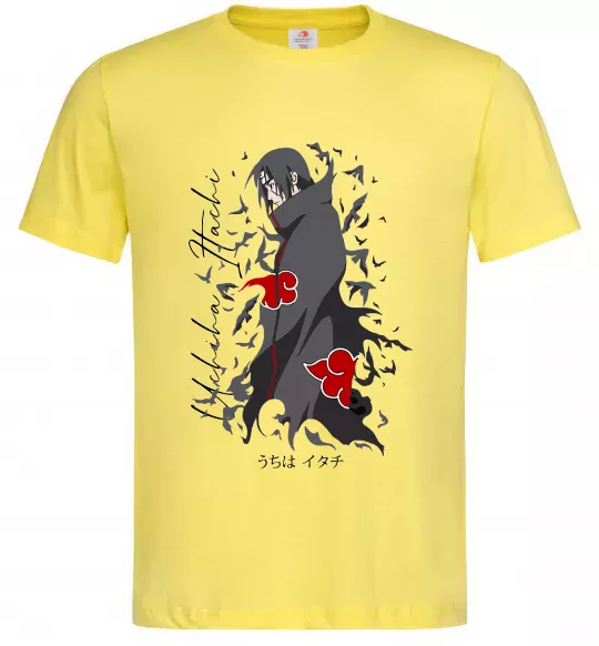 Чоловіча футболка Uchiha Itachi Лимонний фото