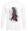 Лонгслив Uchiha Itachi Белый фото