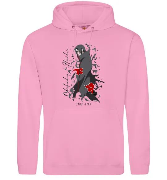 Чоловіча толстовка (худі) Uchiha Itachi Рожевий фото