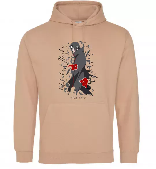Чоловіча толстовка (худі) Uchiha Itachi Пісочний фото