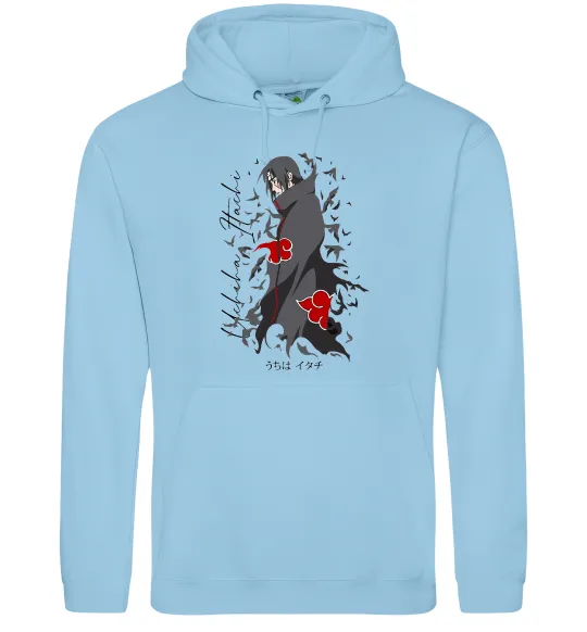 Женская толстовка (худи) Uchiha Itachi Голубой фото