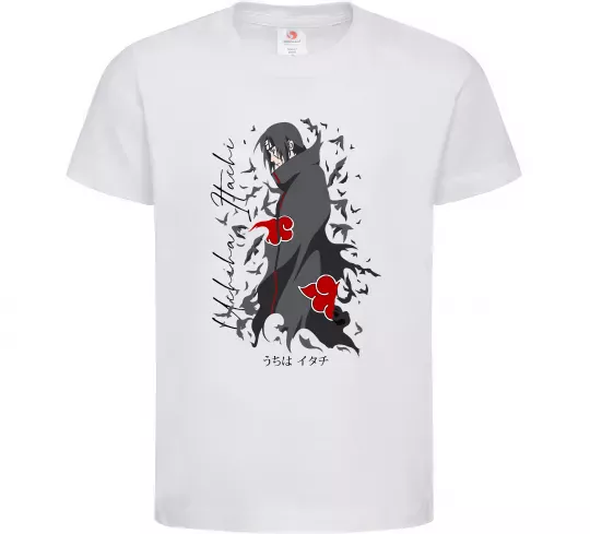 Дитяча футболка Uchiha Itachi Білий фото