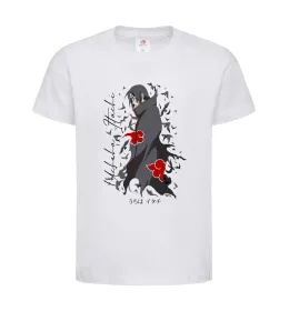 Детская футболка Uchiha Itachi Белый фото