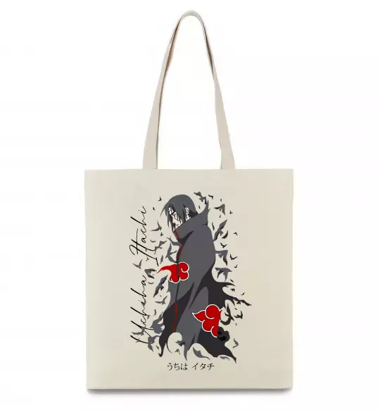 Еко-сумка Uchiha Itachi Бежевий фото