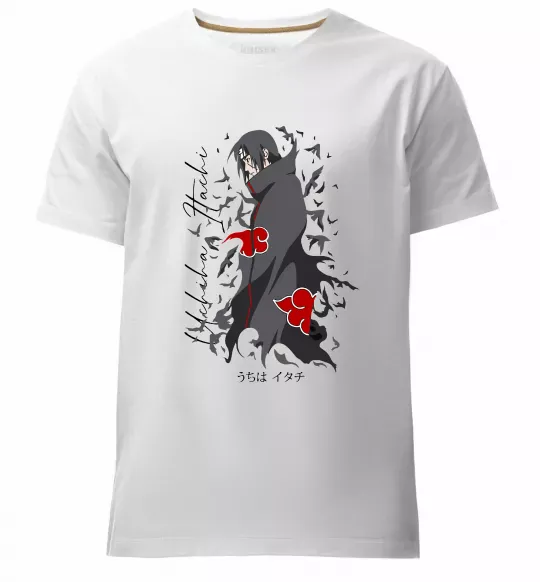 Чоловіча преміум футболка Uchiha Itachi Білий фото