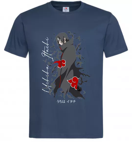 Чоловіча футболка Uchiha Itachi Темно-синій фото