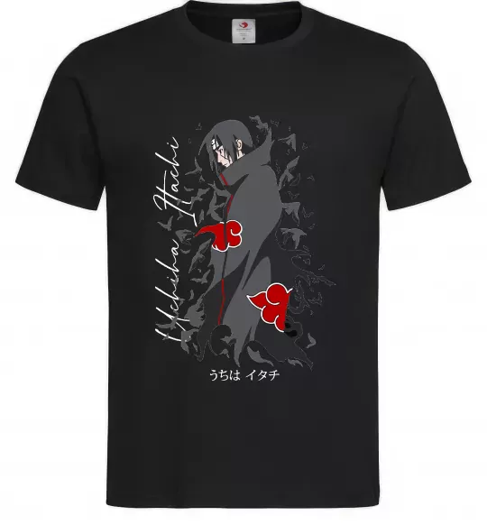 Чоловіча футболка Uchiha Itachi Чорний фото