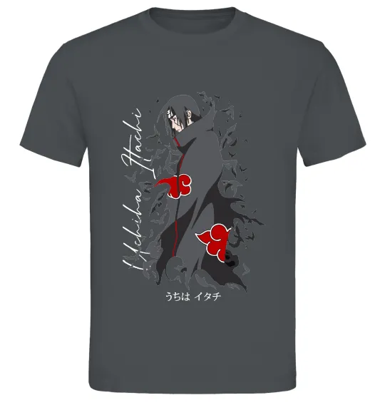 Чоловіча футболка Uchiha Itachi Графіт фото